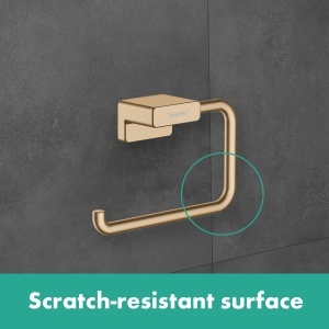 Suport pentru hartie igienica hansgrohe AddStoris, Brushed Bronze, montare pe perete - Img 2