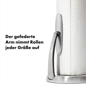 Suport pentru prosoape de bucatarie OXO Good Grips din otel inoxidabil, 35.5 cm - Img 3
