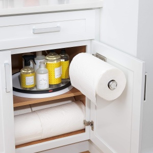 Suport pentru prosoape de hartie OXO, design elegant, capacitate mare, montare usoara - Img 2