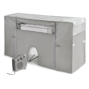 Suport pentru rufe Rayen cu incalzire, extensibil, dimensiuni 105-180 cm