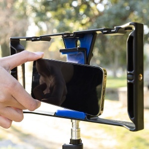 Suport pentru Smartphone InnovaGoods STAFECT, cu Stabilizator Manual, Negru - Img 7