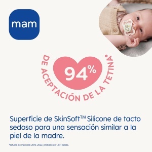 Suport pentru suzeta MAM Supreme, 16, Silikon, Albastru, 2 bucati - Img 2