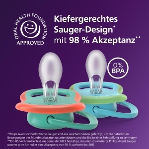 Suport pentru suzete Philips Avent ultra air SCF08727, 4 buc, BPA-free, cu lumina nocturna - Img 3