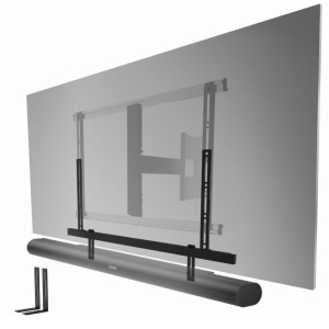 Suport premium soundbar Vogels, compatibil Sonos Arc, Beam, Playbar, 6.5 kg, anti-vibratii