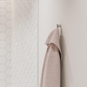 Suport prosoape hansgrohe AddStoris, crom, montare usoara, design modern - Img 4