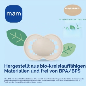 Suport suzeta MAM S153 pentru nou-nascuti, silicon ultra-ieftin, 2 bucati - Img 5