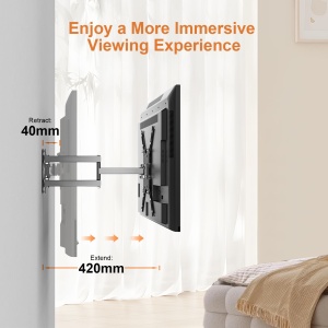 Suport TV GRIFEMA GB1004 pentru televizoare 26-55 inch, stabil si ajustabil - Img 4