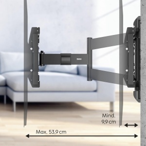 Suport TV Hama 120 Zoll, 100kg, inclinabil si rotativ - Img 4