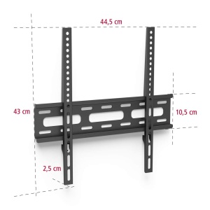 Suport TV Hama, fix, extra plat, 32-75 inch, pana la 40kg - Img 3