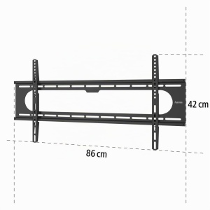 Suport TV Hama, fix, pentru televizoare de 37-90 inch, capacitate 100 kg, culoare neagra - Img 5