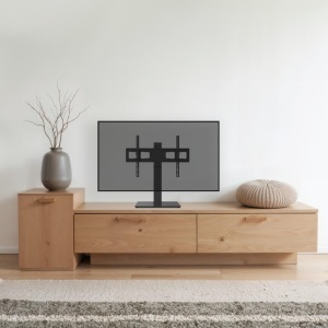 Suport TV Hama, schwenkbar si inaltabil, 32-75 inch, negru, capacitate 40 kg - Img 7