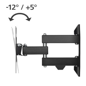 Suport TV Hama Wandhalterung Negru 19-48 inch Schimbare unghi 180deg 20 kg - Img 13