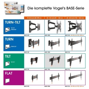 Suport TV Vogels Base 15M, neigabil, pentru televizoare 32-55 inch, 30 kg - Img 6