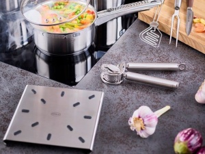 Suport universal ROSLE Topfuntersetzer din inox si silicon rezistent la temperaturi ridicate - Img 5