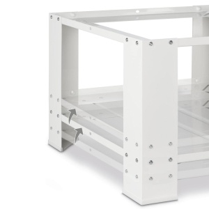 Suport universal Xavax 60x60 cm alb inaltime 40 cm pentru masina de spalat si uscator - Img 5