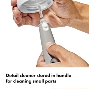 Suport uscare si curatare OXO Tot compact cu perie integrata gri - Img 5