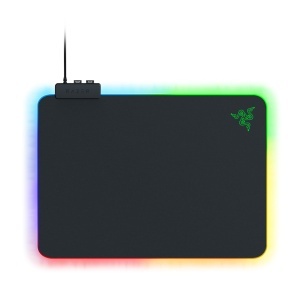 Suprafata de gaming Razer Firefly V2, microtexturata, iluminare RGB, neagra