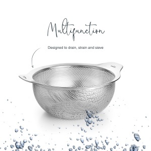 Suprafata de scurgere inox Lacor 62731, 15 cm, cu manere, multifunctionala - Img 5