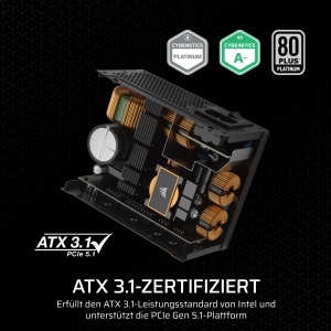 Sursa de alimentare Corsair SF850, 850W, modulara, 80 PLUS Platinum, negru - Img 3