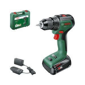 Surubelnita cu acumulator Bosch UniversalDrill 18V (2 baterii, sistem de 18 volti, in carcasa)
