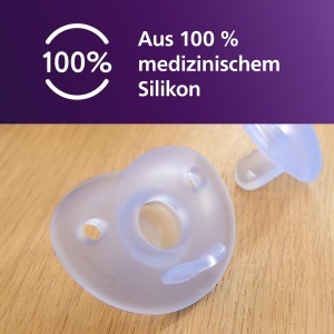 Suzeta Philips Avent Soothie SCF09927 Silicon Medical 0-6 Luni Set 2 Bucati cu Sterilizator - Img 3