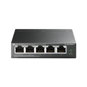 Switch PoE TP-Link TL-SG1005LP, 5-Porturi Gigabit, 4 Porturi PoE, 40W