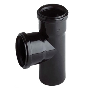 T-Scara DN75 Oase Schwarz - Conectare tevi 70 mm din plastic negru