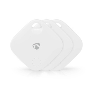 Tag inteligent Nedis cu Bluetooth 5.1, 3 baterii CR2032 incluse, alb