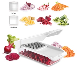 Taietor de legume Tescoma Wurfelschneider HANDY, 2 lame, inox - Img 2