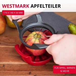 Taietor de mere Westmark Divisorex Special Black Edition - Taietor de mere pentru mere si pere - Taietor de mere de inalta calitate aluminiu - antraci - Img 2
