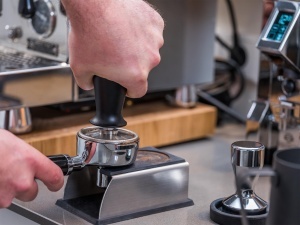 Tamper Espresso APS 10380, 58 mm, InoxAluminiu, 350 g - Img 3