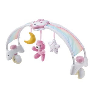 Tarc de joaca Chicco Regenbogen, 2in1 cu noapte si muzica, pentru copii 0-6 luni - Img 1