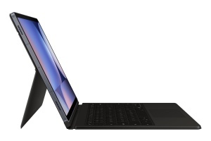 Tastatura Book Cover Samsung EF-DX825 pentru Galaxy Tab S10S9S9 FE, QWERTZ, Neagra