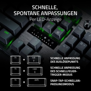 Tastatura de gaming Razer Huntsman V3 Pro, optica, neagra, cu trigger rapid - Img 6