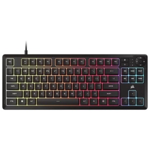 Tastatura Gaming Corsair K55 Core TKL, RGB, Compacta, Neagra