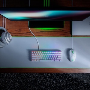 Tastatura Gaming Razer Huntsman Mini 60 Red Switch Optica USB-C Mercury White - Img 9
