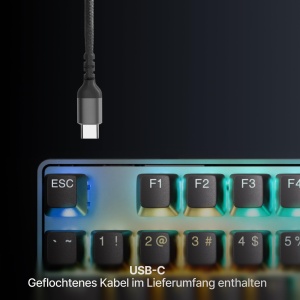 Tastatura gaming SteelSeries APEX PRO TKL Gen 3, OmniPoint 3.0, RGB, USB-C - Img 8