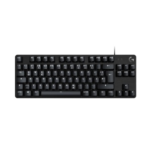 Tastatura mecanica pentru jocuri Logitech G413 TKL SE - Cu iluminare de fundal si comutatoare mecanice tactile, anti-ghosting, compatibil cu Windows, macOS, aspect QWERTZ german - Negru