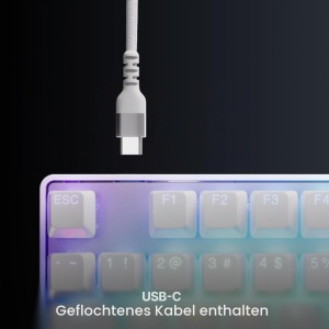 Tastatura mecanica SteelSeries Apex Pro TKL Gen 3, Alba, OmniPoint 3.0, RGB - Img 8