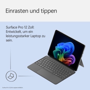 Tastatura Microsoft Surface Pro 12 - QWERTZ, cu iluminare, culoare Anthrazit - Img 9
