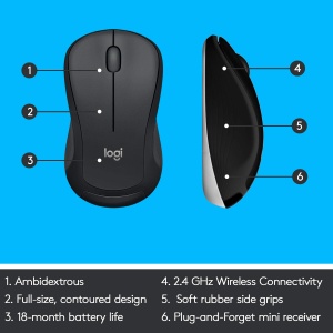 Tastatura si Maus Logitech MK540 Advanced, Wireless, QWERTY, Spritzwassergeschutz - Img 8