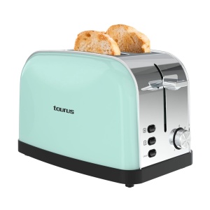 Taurus Vintage II Mint 950W Toster Retro cu 7 Trepte de Rumeneala
