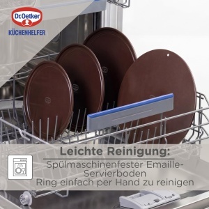 Tava de copt Dr. Oetker Back-Edition, 24 cm, 2500 ml, antiaderenta, maro - Img 7