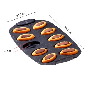 Tava de copt Tefal PerfectBake J5734202, 10 forme, antiaderenta, aluminiu reciclat - Img 8