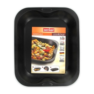 Tava de copt Zenker SPECIAL COOKING 28 x 23 cm, cu antiaderenta, neagra - Img 6
