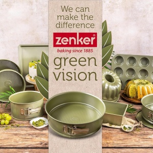 Tava de copt Zenker Springform 18 cm, antiaderenta, verde, inalta - Img 9
