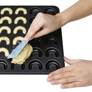 Tava pentru Biscuiti Zenker 30er Vanillekipferl, Negru, Antiadherenta - Img 5