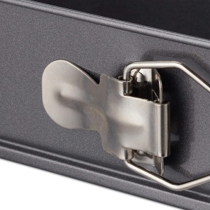 Tava pentru copt Relaxdays, Kastenform, 31 x 12 cm, antiaderenta, gri - Img 8