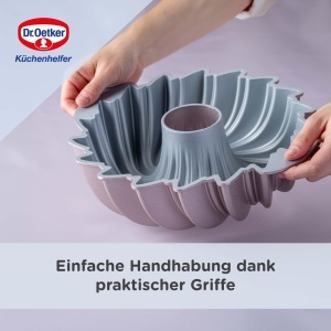 Tava pentru Gugelhupf Dr. Oetker Sun 24 x 8,5cm, 2100ml, Rose-Gold - Img 6