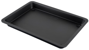 Tava Zenker Plum Cake cu sablon pentru teren de fotbal - Tava de copt premium pentru fanii sportului, 420 x 290 x 40 mm, rezistenta la caldura pana la 230degC, Negru - Img 2